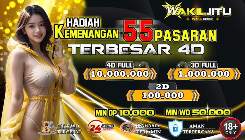 WAKILJITU | SITUS BANDAR  TOGEL ONLINE TERPERCAYA WAKIL JITU